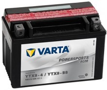  8 Ah 12V  VARTA Powersports AGM L+ (YTX9-BS) AGM t